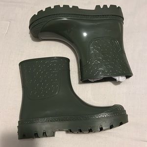 Army Green Coach Rainboots